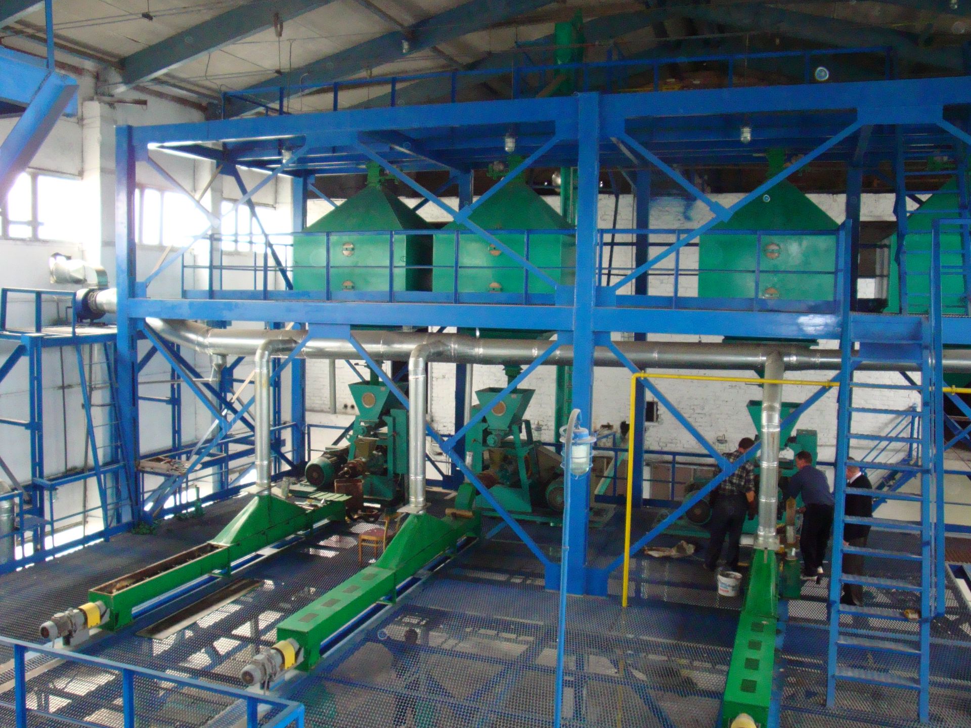 PHOTO OF THE SOYBEAN PROCESSING LINES